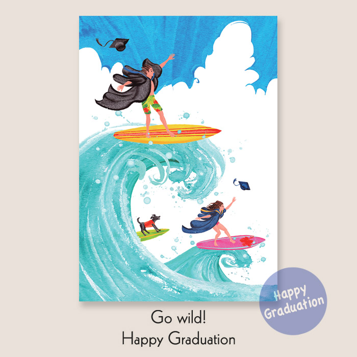 Happy Graduation 〜Caspari(カスパリ)〜 Gift Cards